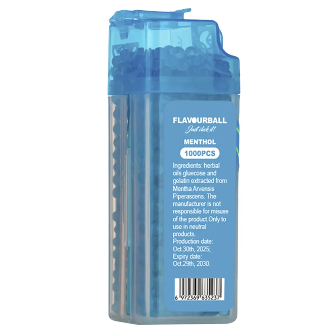 Flavourball - Menthol Aroma Klik Big Box 1000 stk - Billede 3