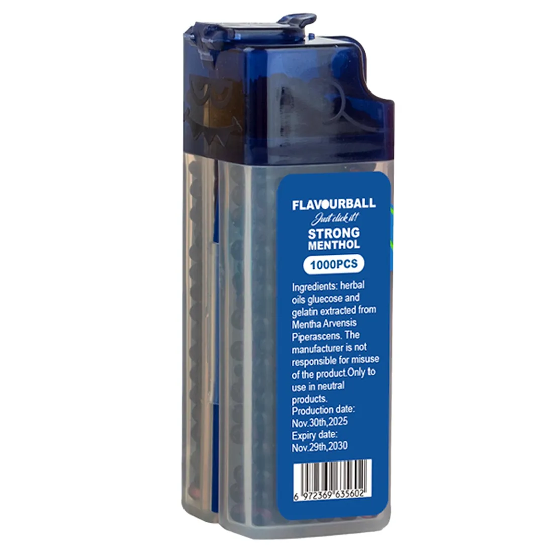 Flavourball - Stærk Menthol Aroma Klik Big Box 1000 stk - Billede 3